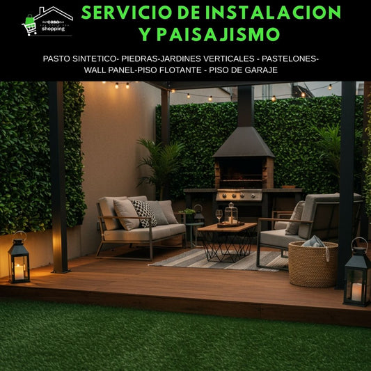 SERVICIO DE INSTALACION DE PASTO SINTETICO