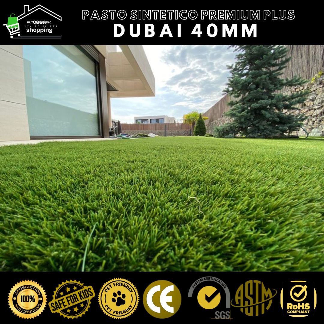 Pasto Sintético Premium Plus Dubay 40mm