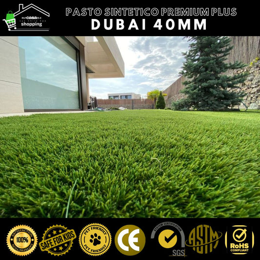 Pasto Sintético Premium Plus Dubay 40mm